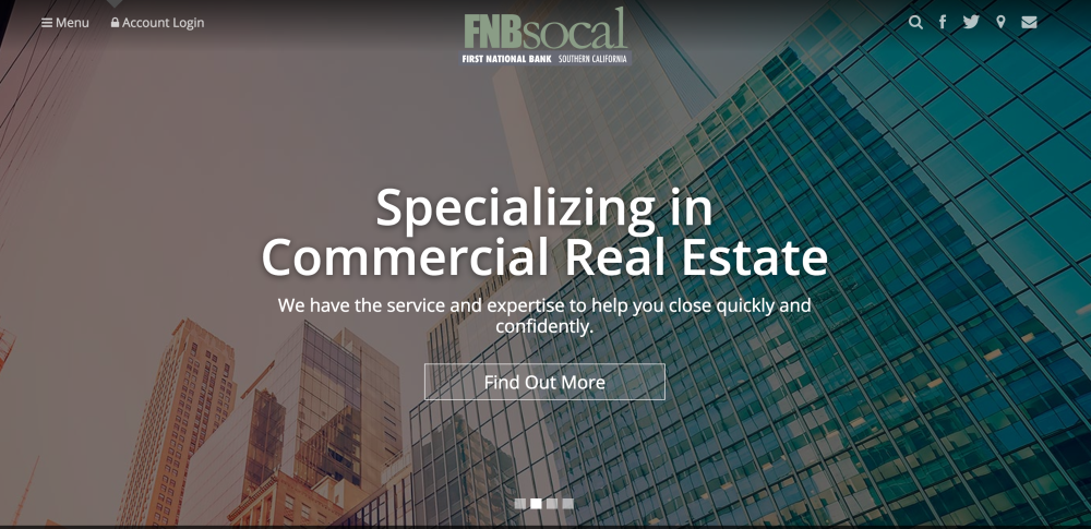 first national bank of southern california